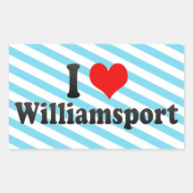 I Love Williamsport, United States Stickers
