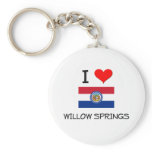 I Love Willow Springs Missouri keychains