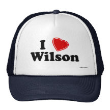 I Love Wilson Mesh Hat