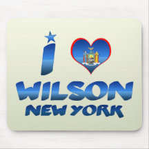 I love Wilson, New York Mousepad