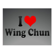 I love Wing Chun Postcard