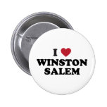 I Love Winston Salem North Carolina Pins