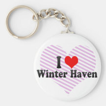 I Love Winter Haven, United States Keychains