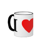I Love Wire Fox Terriers Mug