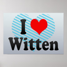 I Love Witten, Germany Poster