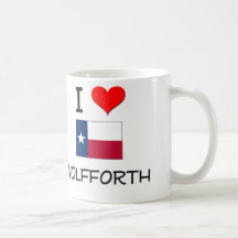 I Love Wolfforth Texas Mug