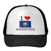 I Love Woodstock New Hampshire Hat