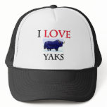 I Love Yaks hats
