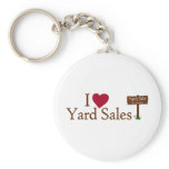 I Love Yard Sales keychains