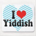 I Love Yiddish mousepads