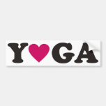 I love Yoga Bumper Sticker