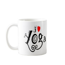 I Love Yoga Coffee Mug