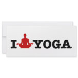 I Love Yoga rack cards