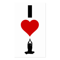 I Love Yoga (Vertical)