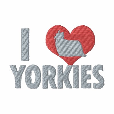 I Love Yorkies Women's Polo Shirt by MenagerieMayhem