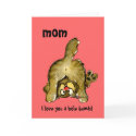 I Love You a Hole Bunch Mum Cat Card
