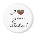I Love You Baba Ukrainian Folk Art magnets