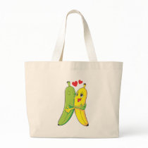 I Love You Bananas Canvas Bag