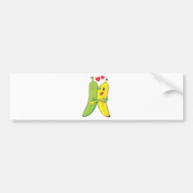 I Love You Bananas Bumper Stickers