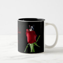 I love you Boston terrier mug