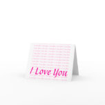 I Love You cards