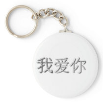 I love you! (Chinese) Keychains