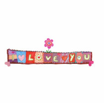 I Love You Cutout Magnet (or Pin, Keychain)
