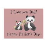 I Love you Dad! Happy Father's Day postcards
