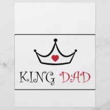 I Love You Dad Personalised Flyer