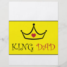 I Love You Dad Personalised Flyer