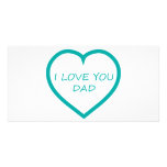 I Love You Dad photo cards