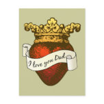I Love You Dad postcards