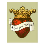 I Love You Dad Postcard
