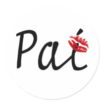 I Love You, Dad Round Stickers