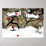 I love you happy new year colossal Christmas Print