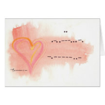 I Love You in Morse Code Greeting Cards