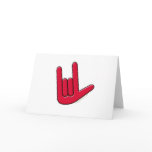 I Love You in Sign Cards