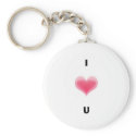 I Love You Keychain
