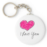 I Love You Keychain