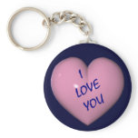 I Love You Keychain Keyring