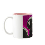 I love you, kissing skunks cute, Valentine's Day mugs