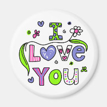 I Love You Magnet