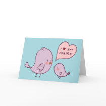 I Love You Mama Greeting Cards