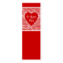 I Love You Mini Bookmarks - business cards