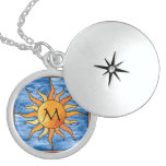 I LOVE YOU MOM Monogrammed  LOCKET Necklace