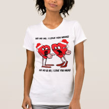 I love you more Christmas T-shirts
