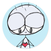 i love you more than coffee - sticker round stickers