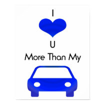 I love you more than my blue posters