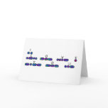 "I Love You" Morse Code Hues Card
