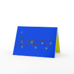 "I Love You" Morse Code with Hues Card